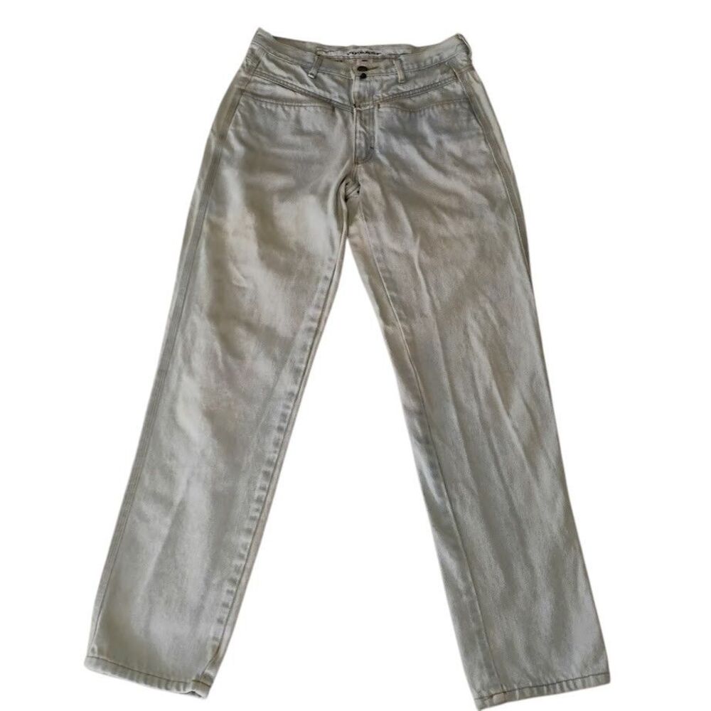 VTG 89 Marithe Francois Girbaud Jeans Womens 29x31 High Rise Light Wash USA